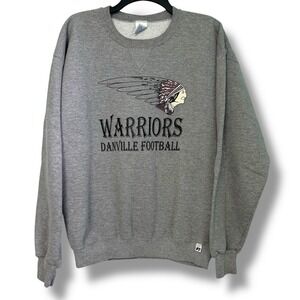 Vintage Indians Russell Athletic‎ Crewneck Sweatshirt Size Large Football Native